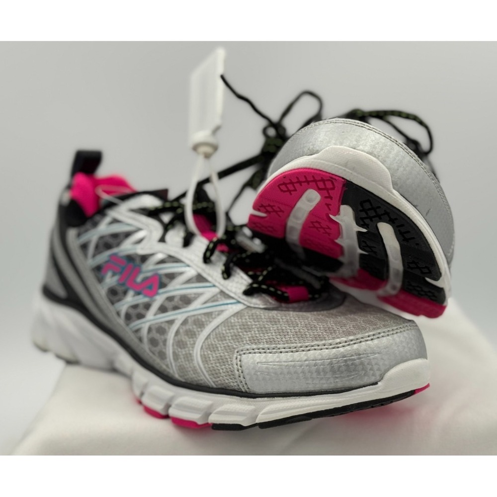 Fila Memory Superstride 6 Women's Running Shoes - Size 8 - Gray & Pink - NEW